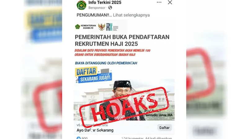 Marak Hoaks Loker Petugas Haji, Kemenag Minta Masyarakat Cek Infonya di Situs Resmi